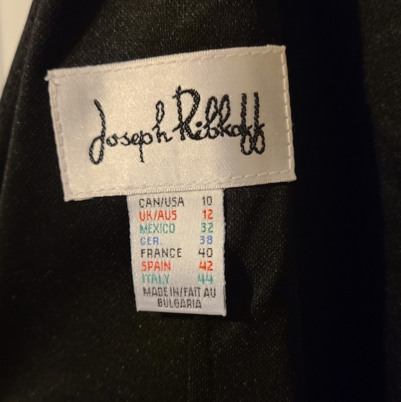 Joseph Ribkoff Zipper Cross Dress - Picture 3 of 3